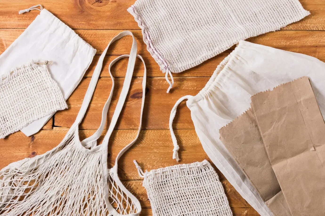 Verschiedene Zero-Waste-Produkte